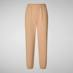 Pantaloni & Gonne^Save The Duck Pantaloni Donna Jiya In Beige Biscotto