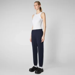 Pantaloni & Gonne^Save The Duck Pantaloni Donna Jiya In Blu Navy