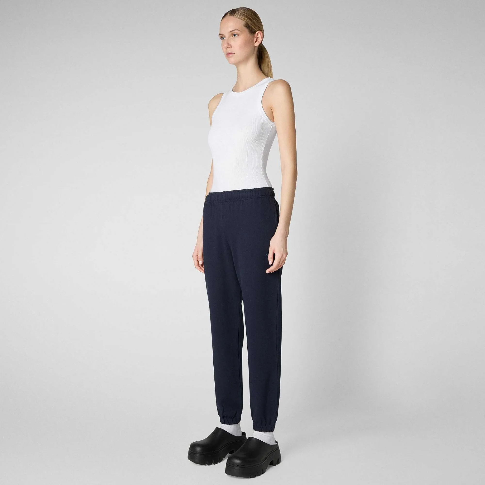 Pantaloni & Gonne^Save The Duck Pantaloni Donna Jiya In Blu Navy