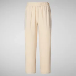 Pantaloni & Gonne^Save The Duck Pantaloni Donna Milan Beige Crema