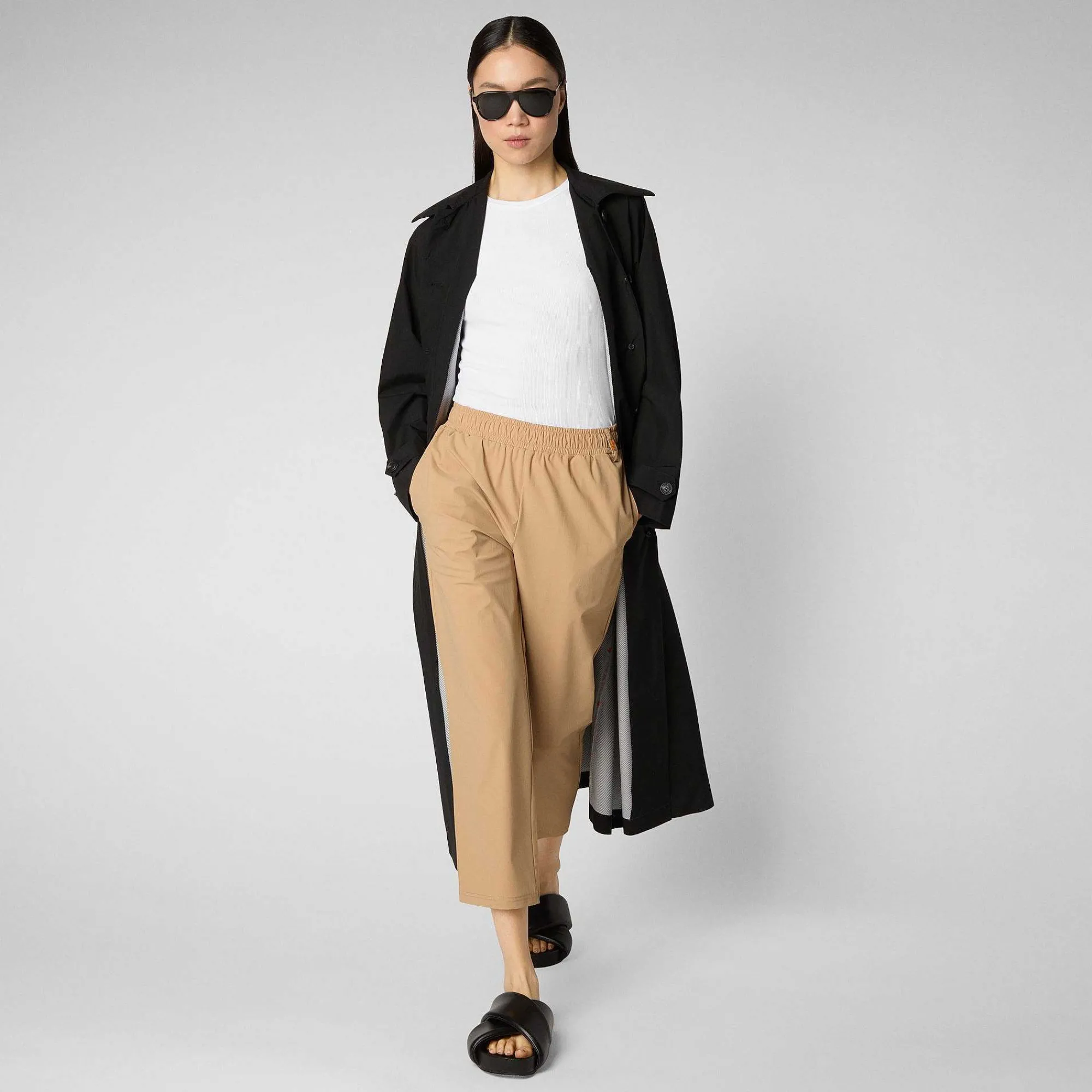 Pantaloni & Gonne^Save The Duck Pantaloni Donna Milan Beige Biscotto