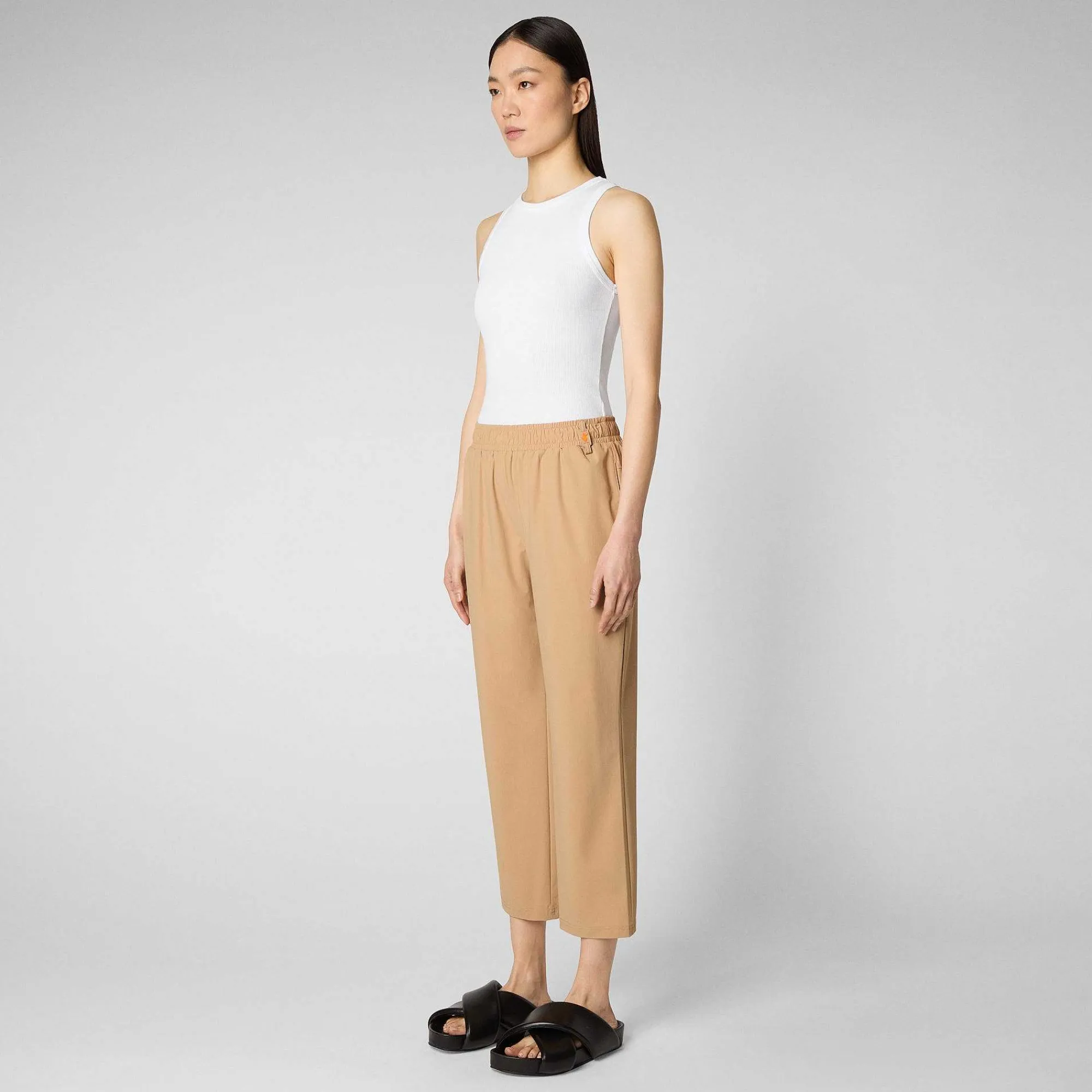 Pantaloni & Gonne^Save The Duck Pantaloni Donna Milan Beige Biscotto