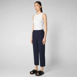 Pantaloni & Gonne^Save The Duck Pantaloni Donna Milan Blu Navy