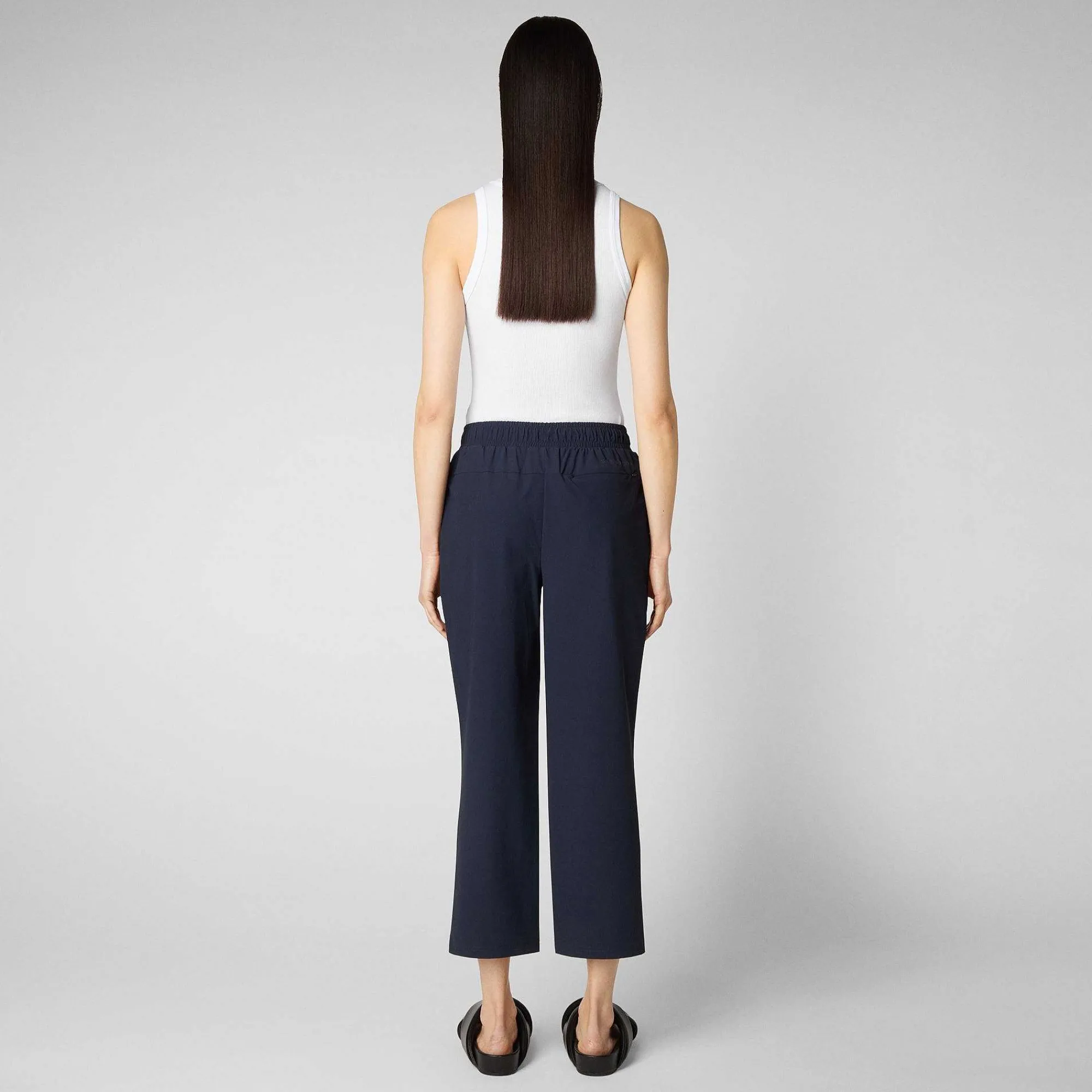 Pantaloni & Gonne^Save The Duck Pantaloni Donna Milan Blu Navy
