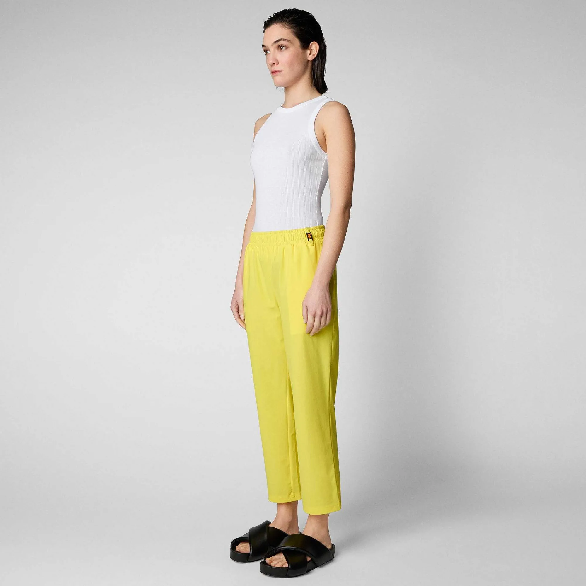 Pantaloni & Gonne^Save The Duck Pantaloni Donna Milan Giallo Sole