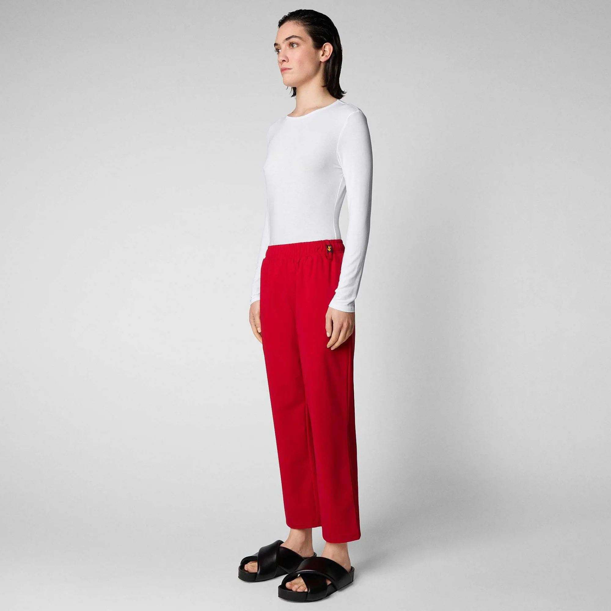 Pantaloni & Gonne^Save The Duck Pantaloni Donna Milan Rosso Pomodoro