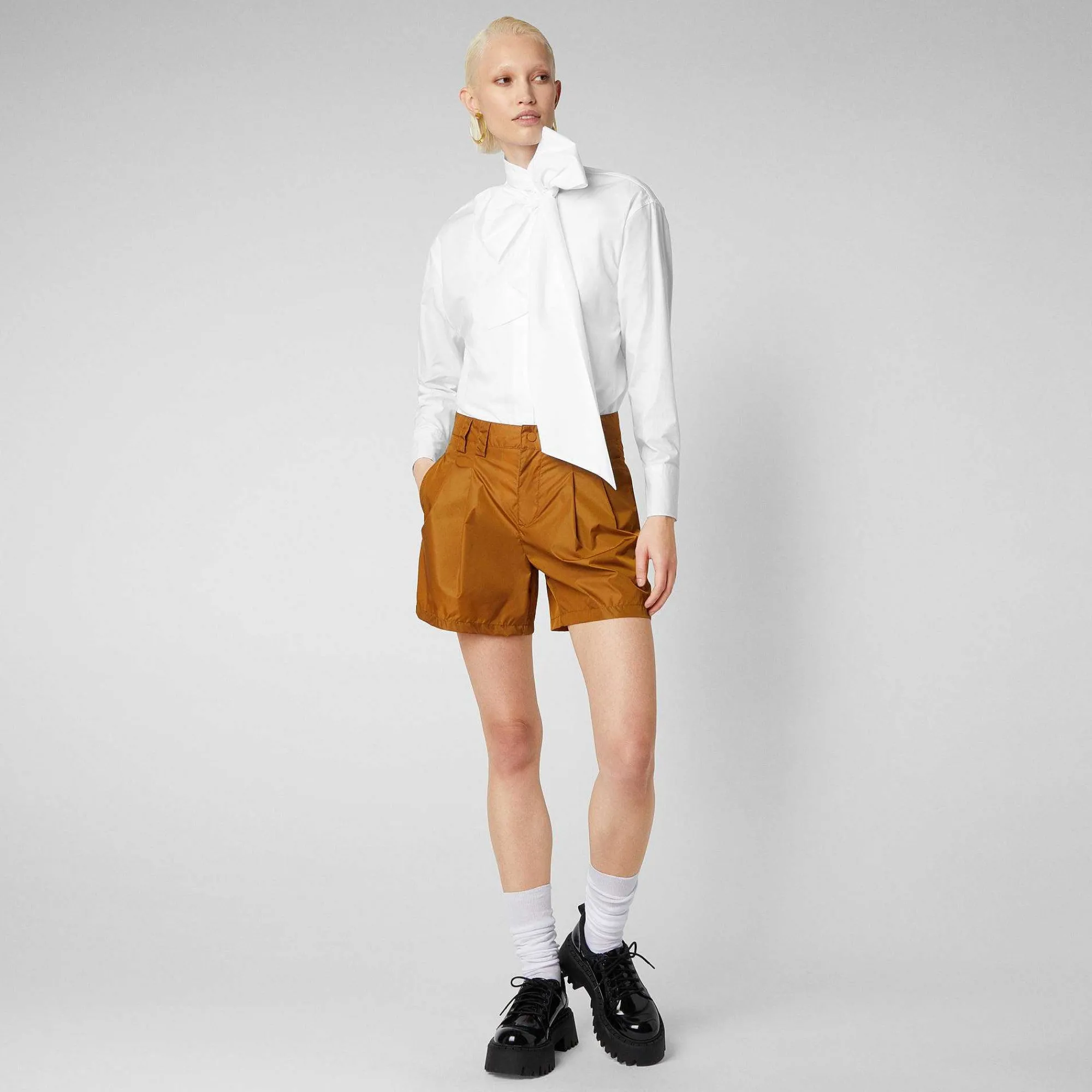Pantaloni & Gonne^Save The Duck Pantaloni Donna Noy Marrone Sandalo