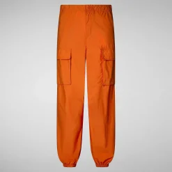 Pantaloni & Gonne^Save The Duck Pantaloni Unisex Tru Arancione Ambra