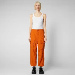 Pantaloni & Gonne^Save The Duck Pantaloni Unisex Tru Arancione Ambra
