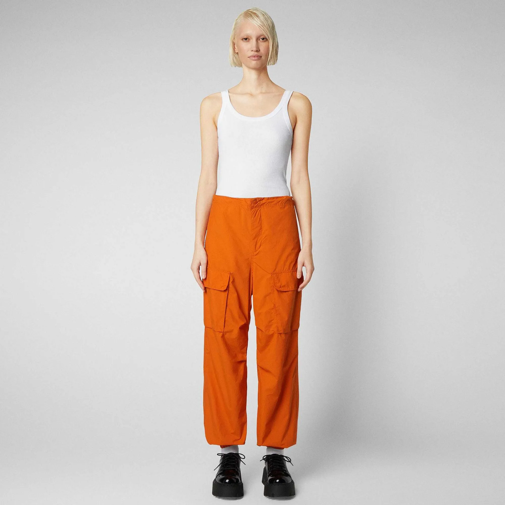 Pantaloni & Gonne^Save The Duck Pantaloni Unisex Tru Arancione Ambra