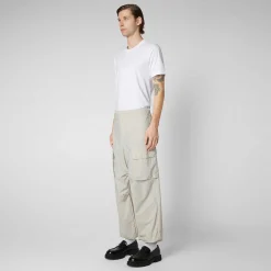 Pantaloni & Gonne^Save The Duck Pantaloni Unisex Tru Beige Chiaro