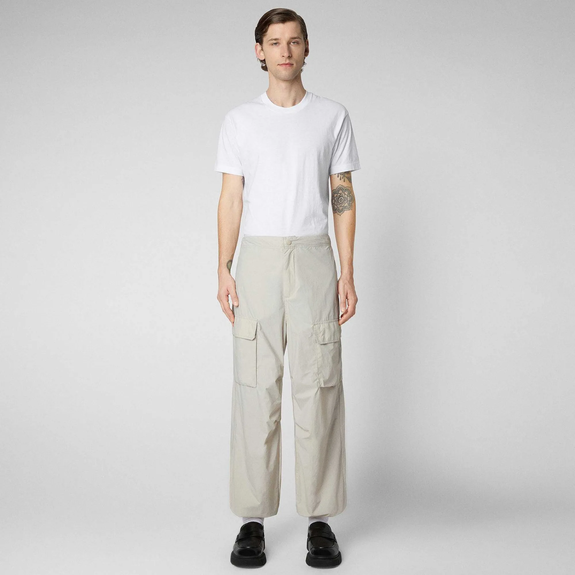 Pantaloni & Gonne^Save The Duck Pantaloni Unisex Tru Beige Chiaro