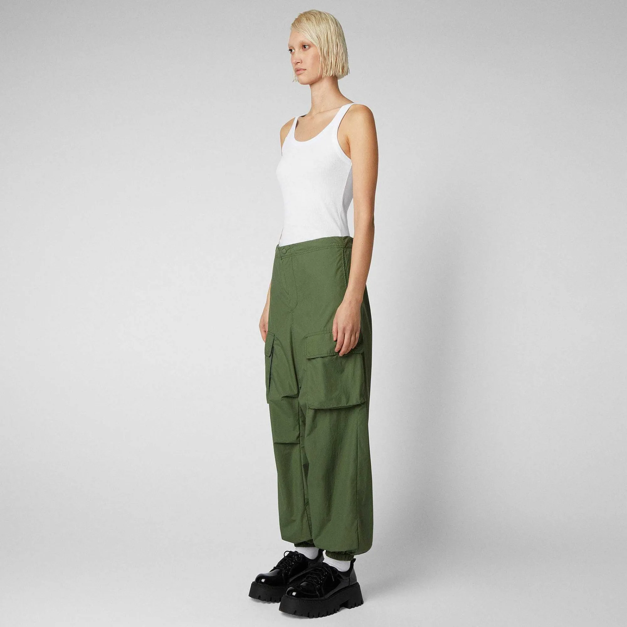 Pantaloni & Gonne^Save The Duck Pantaloni Unisex Tru Verde Oliva