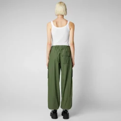 Pantaloni & Gonne^Save The Duck Pantaloni Unisex Tru Verde Oliva