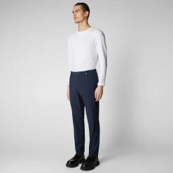 Pantaloni^Save The Duck Pantaloni Uomo Colt Blu Navy