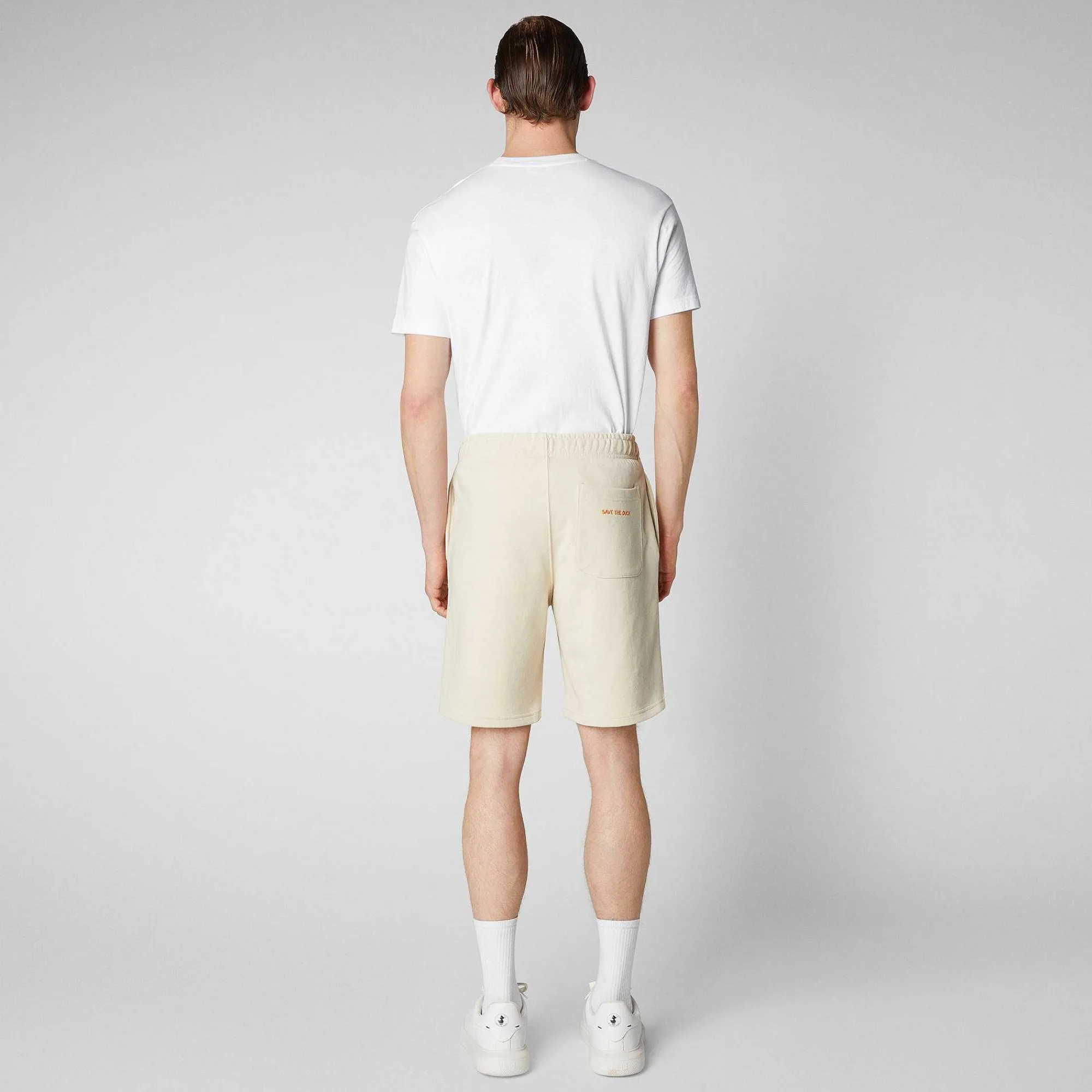 Pantaloni^Save The Duck Pantaloni Uomo Rayun In Beige Crema