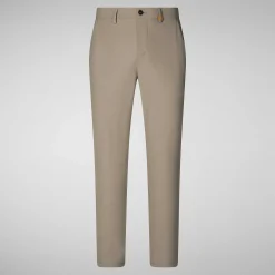 Pantaloni^Save The Duck Pantaloni Uomo Steve Beige Sandalo
