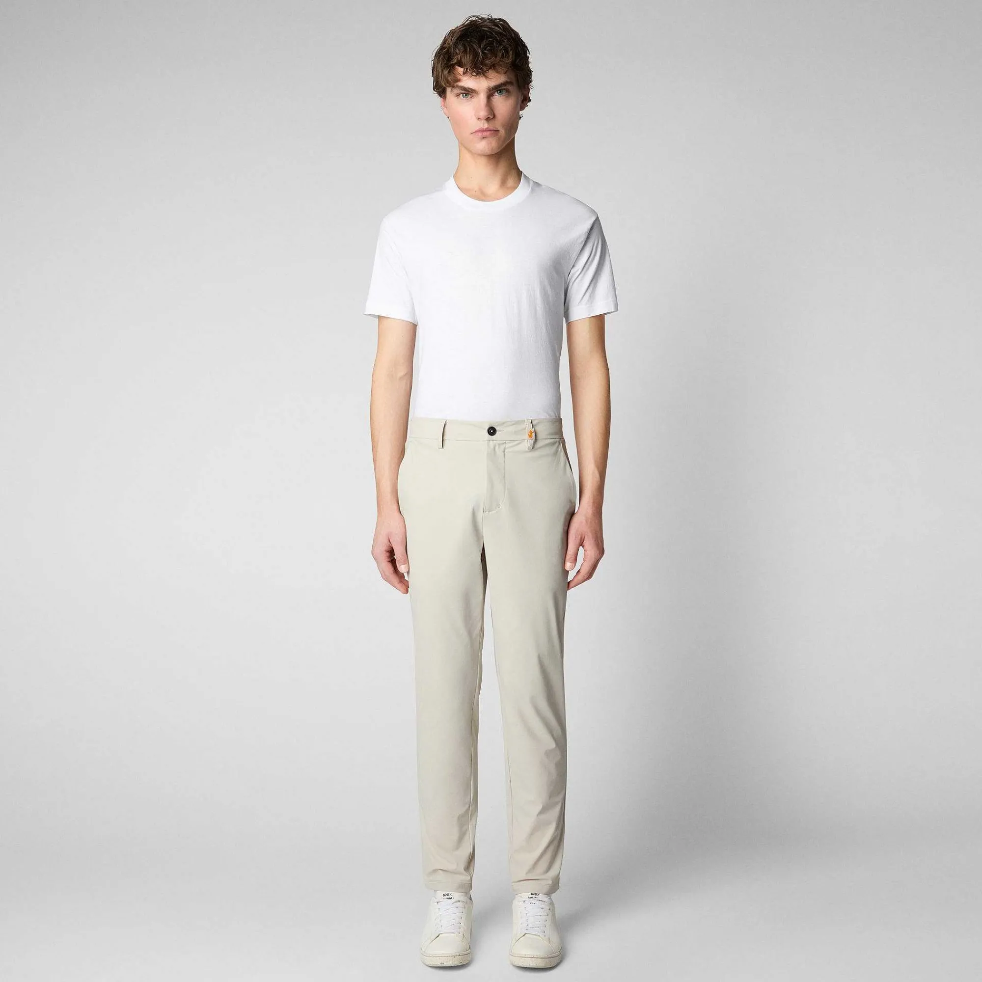 Pantaloni^Save The Duck Pantaloni Uomo Steve Grigio Nebbia
