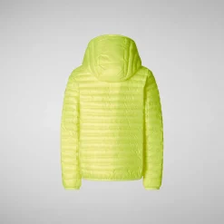 Piumini Animal-Free^Save The Duck Piumino Animal Free Bambino Gillo Giallo Fluo