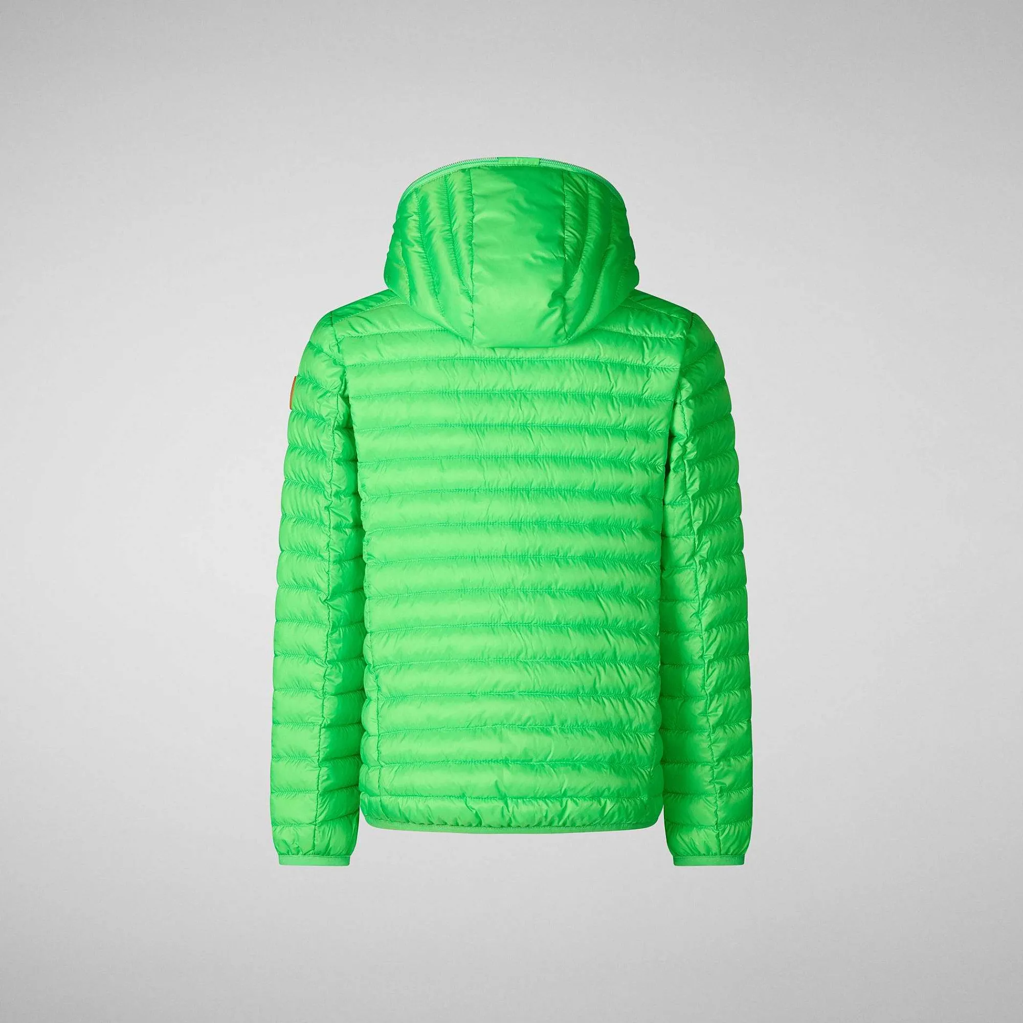 Piumini Animal-Free^Save The Duck Piumino Animal Free Bambina Katie Verde Fluo