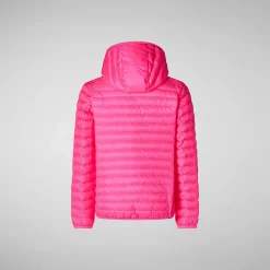 Piumini Animal-Free^Save The Duck Piumino Animal Free Bambina Katie Rosa Fluo