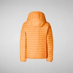 Piumini Animal-Free^Save The Duck Piumino Animal Free Bambino Gillo Arancione Fluo