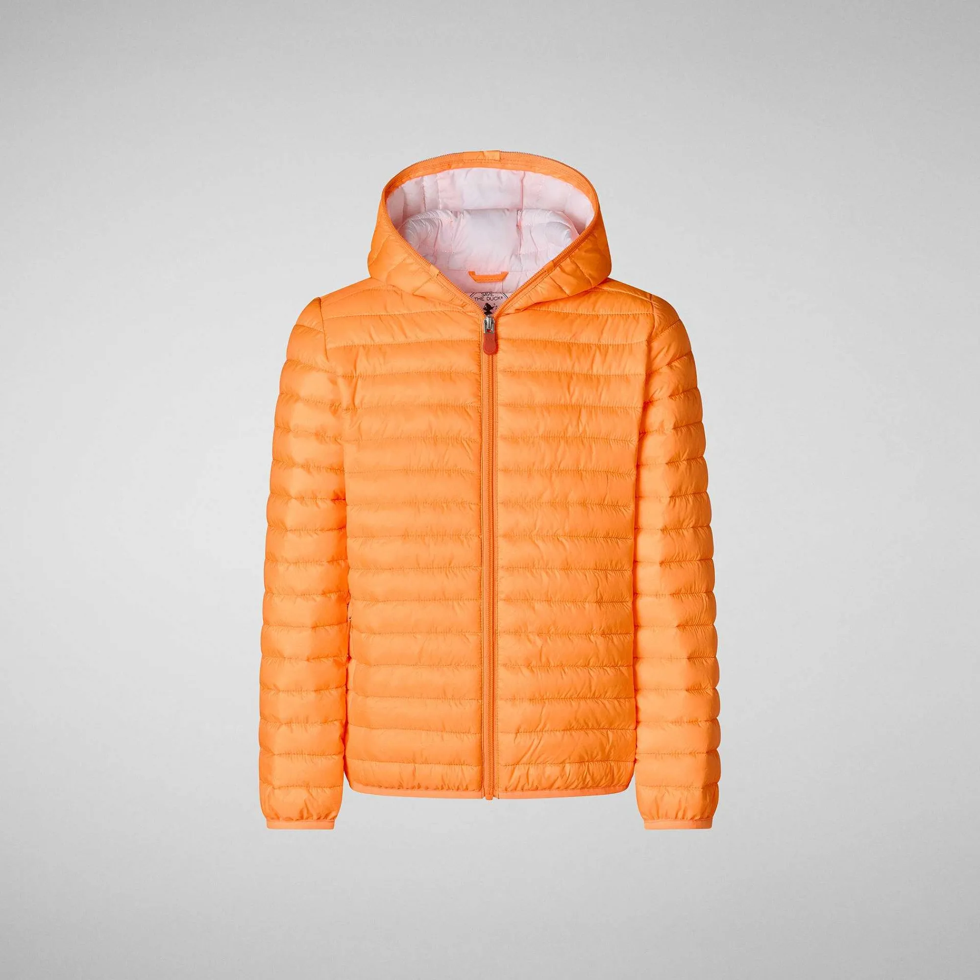 Piumini Animal-Free^Save The Duck Piumino Animal Free Bambina Katie Arancione Fluo