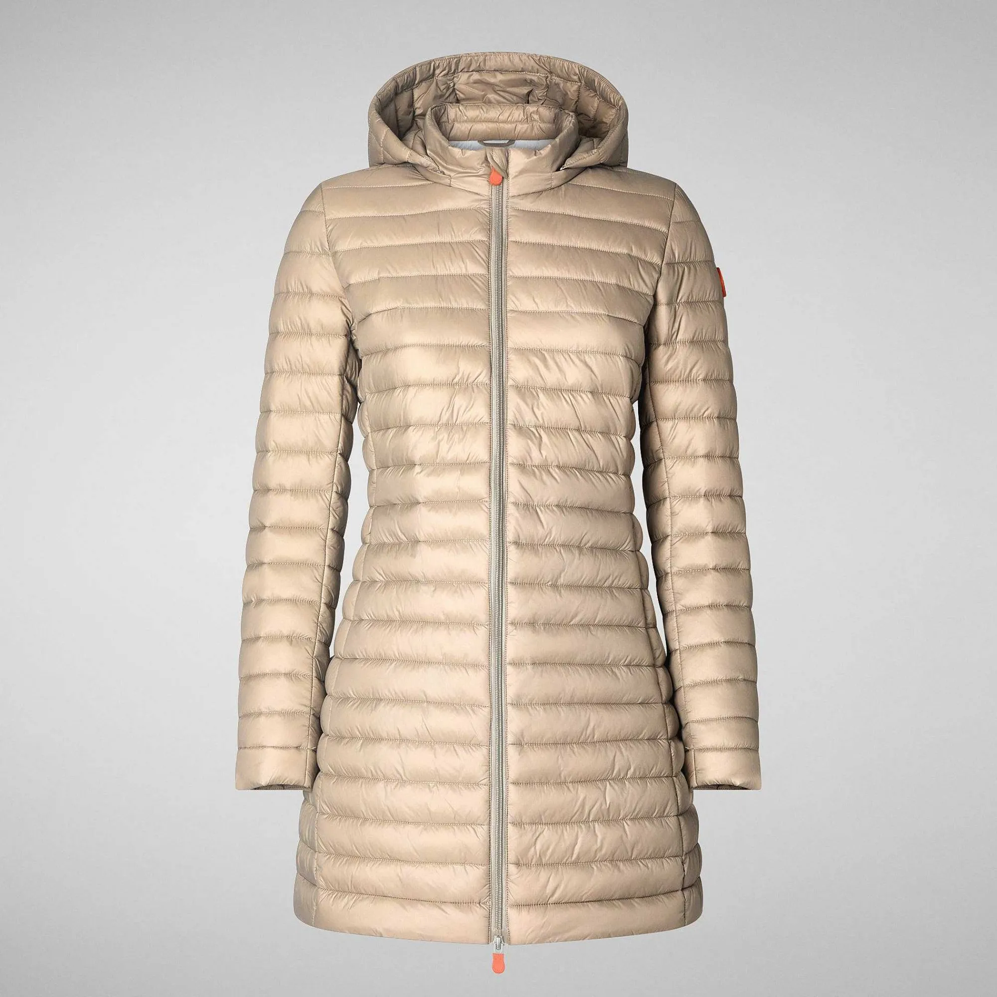 Piumini Animal-Free^Save The Duck Piumino Animal Free Donna Bryanna Beige Duna