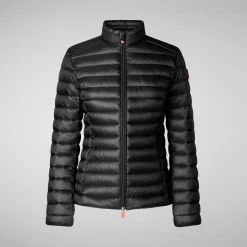 Piumini Animal-Free^Save The Duck Piumino Animal Free Donna Carly Nero