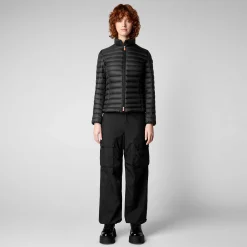 Piumini Animal-Free^Save The Duck Piumino Animal Free Donna Carly Nero