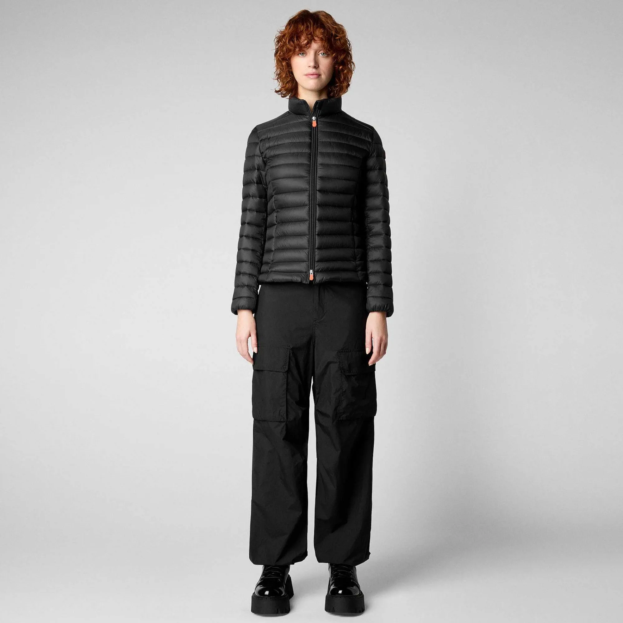 Piumini Animal-Free^Save The Duck Piumino Animal Free Donna Carly Nero