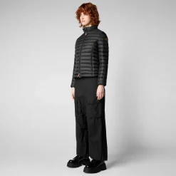 Piumini Animal-Free^Save The Duck Piumino Animal Free Donna Carly Nero