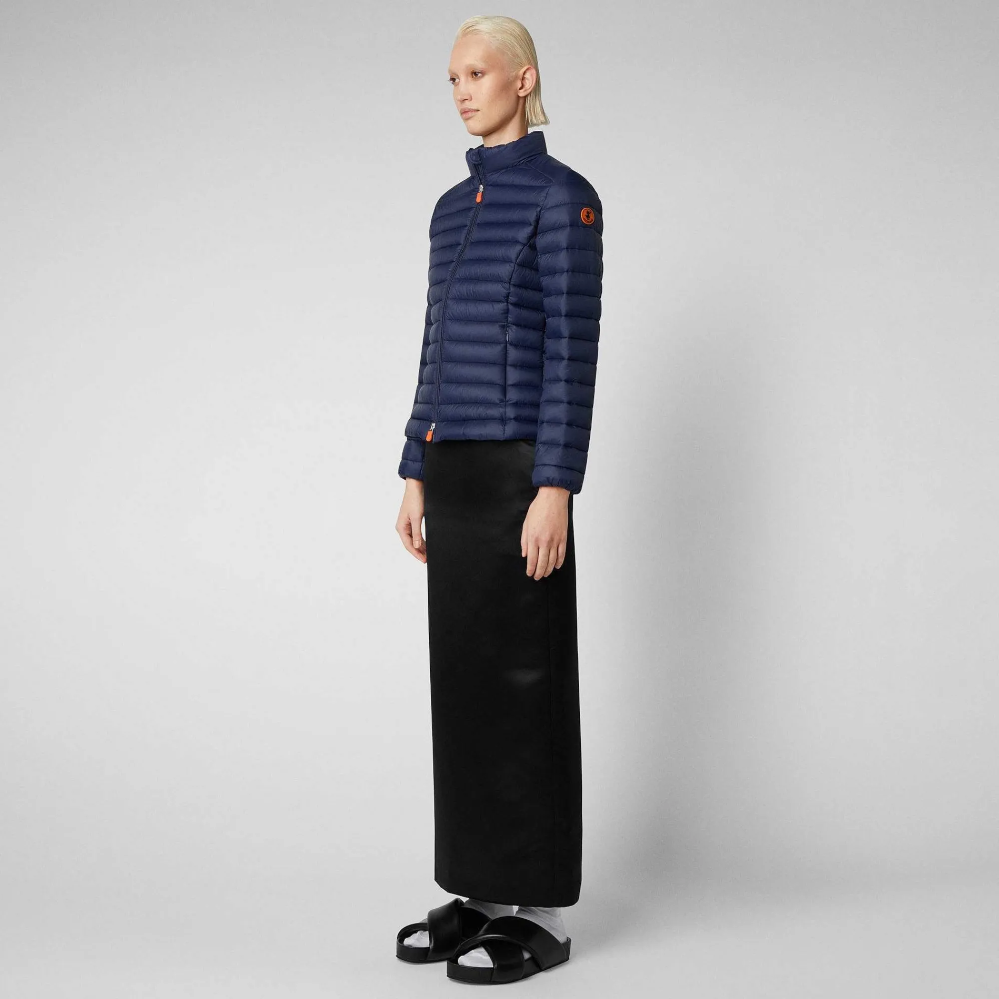 Piumini Animal-Free^Save The Duck Piumino Animal Free Donna Carly Blu Navy