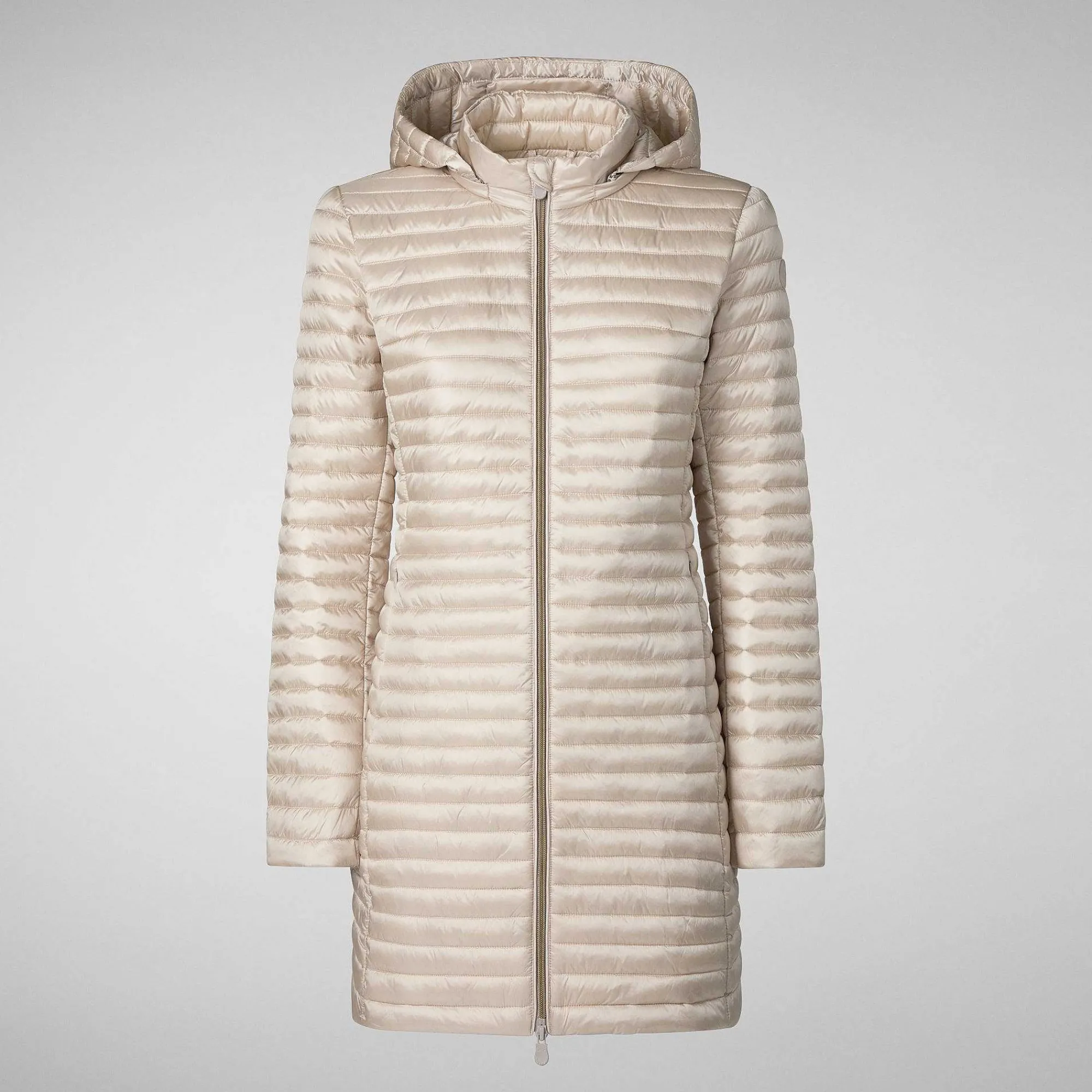 Piumini Animal-Free^Save The Duck Piumino Animal Free Donna Megs Beige Sabbia