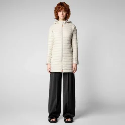 Piumini Animal-Free^Save The Duck Piumino Animal Free Donna Bryanna Beige Chiaro