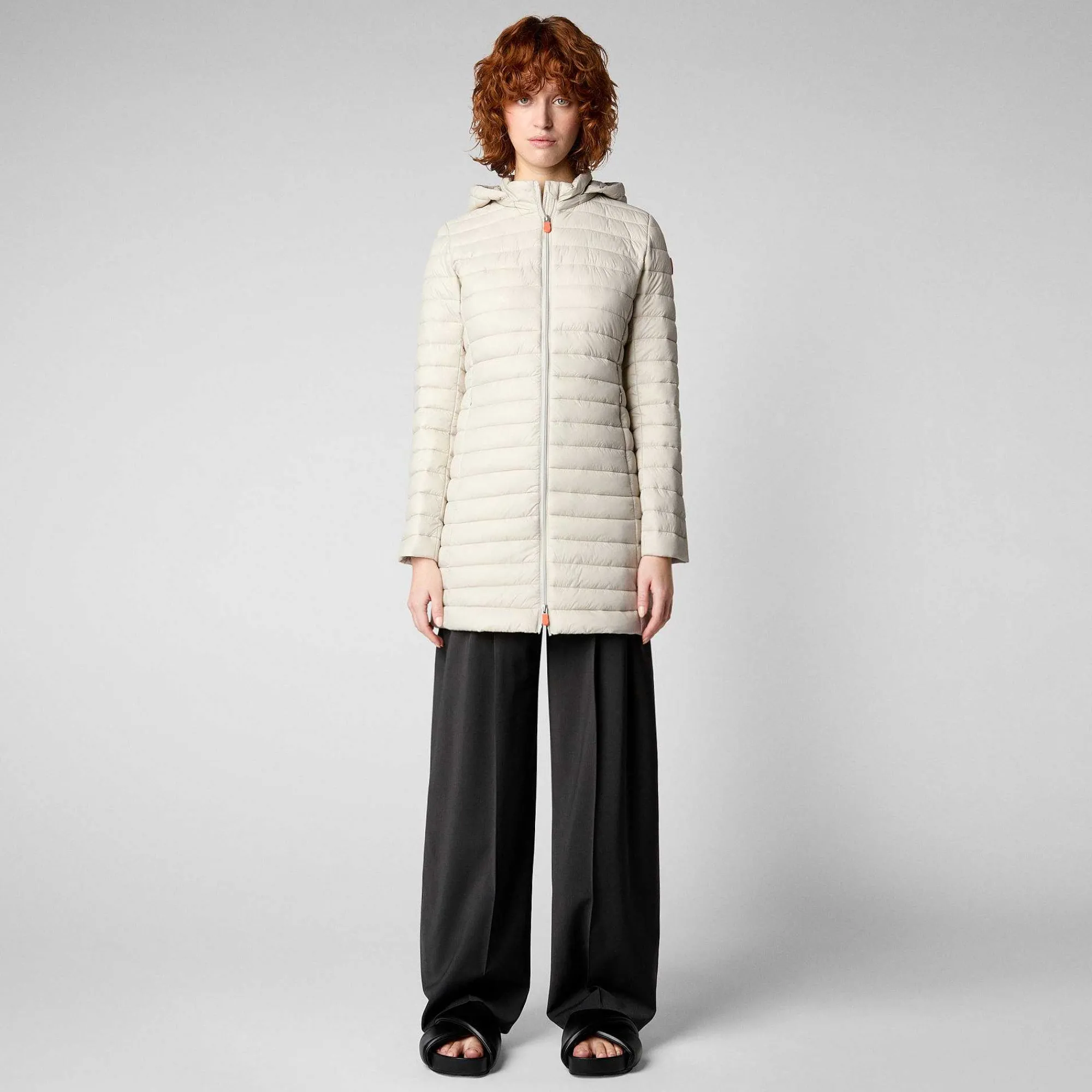 Piumini Animal-Free^Save The Duck Piumino Animal Free Donna Bryanna Beige Chiaro