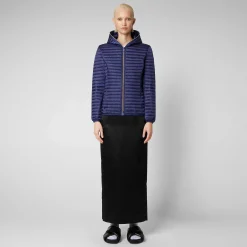 Piumini Animal-Free^Save The Duck Piumino Animal Free Donna Alexa Blu Navy