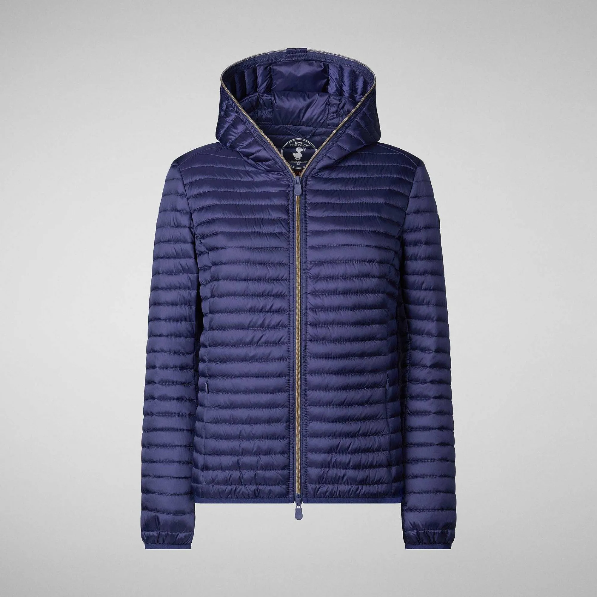 Piumini Animal-Free^Save The Duck Piumino Animal Free Donna Alexa Blu Navy