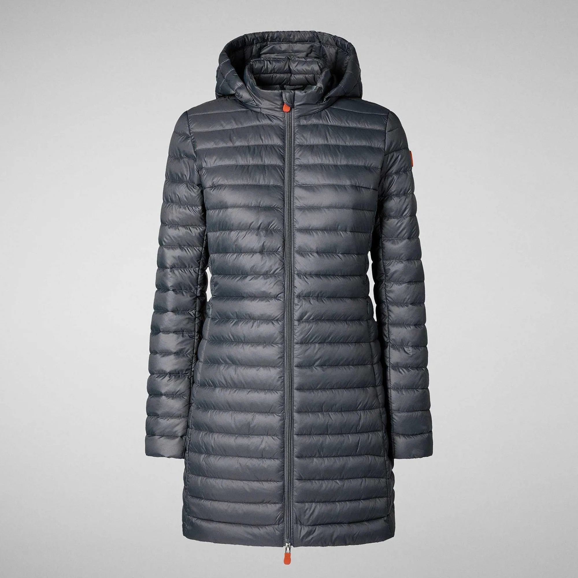 Piumini Animal-Free^Save The Duck Piumino Animal Free Donna Bryanna Grigio Tempesta
