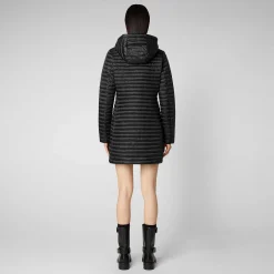 Piumini Animal-Free^Save The Duck Piumino Animal Free Donna Megs Nero