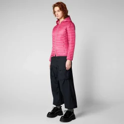 Piumini Animal-Free^Save The Duck Piumino Animal Free Donna Alexa Rosa Scuro