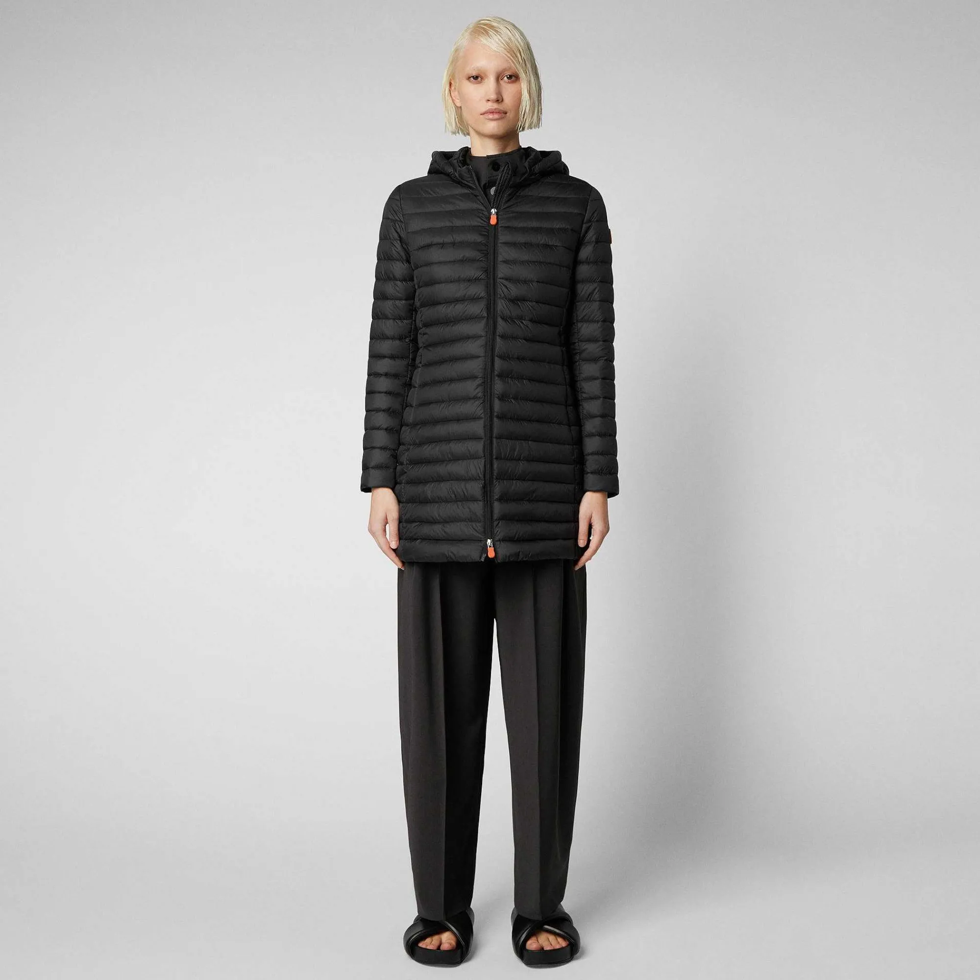 Piumini Animal-Free^Save The Duck Piumino Animal Free Donna Bryanna Nero