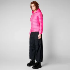 Piumini Animal-Free^Save The Duck Piumino Animal Free Kyla Rosa Fluo