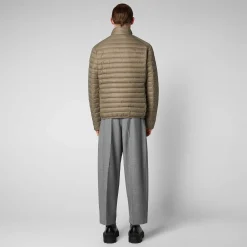 Piumini Animal-Free^Save The Duck Piumino Animal Free Uomo Alexander Grigio Elefante