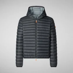 Piumini Animal-Free^Save The Duck Piumino Animal Free Uomo Donald Grigio Tempesta