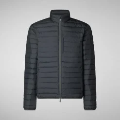 Piumini Animal-Free^Save The Duck Piumino Animal Free Uomo Cole Grigio Tempesta