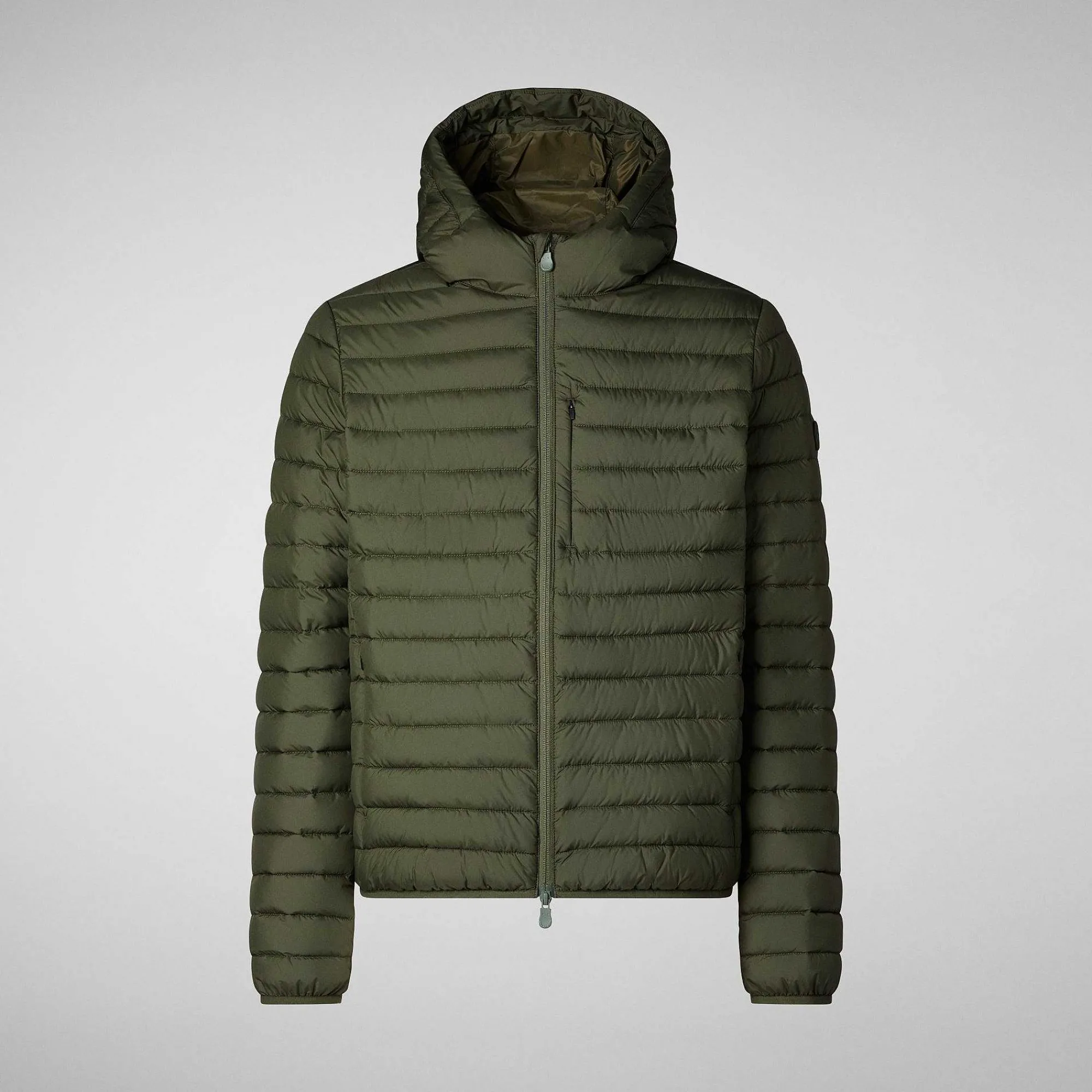 Piumini Animal-Free^Save The Duck Piumino Animal Free Uomo Cael Verde Oliva