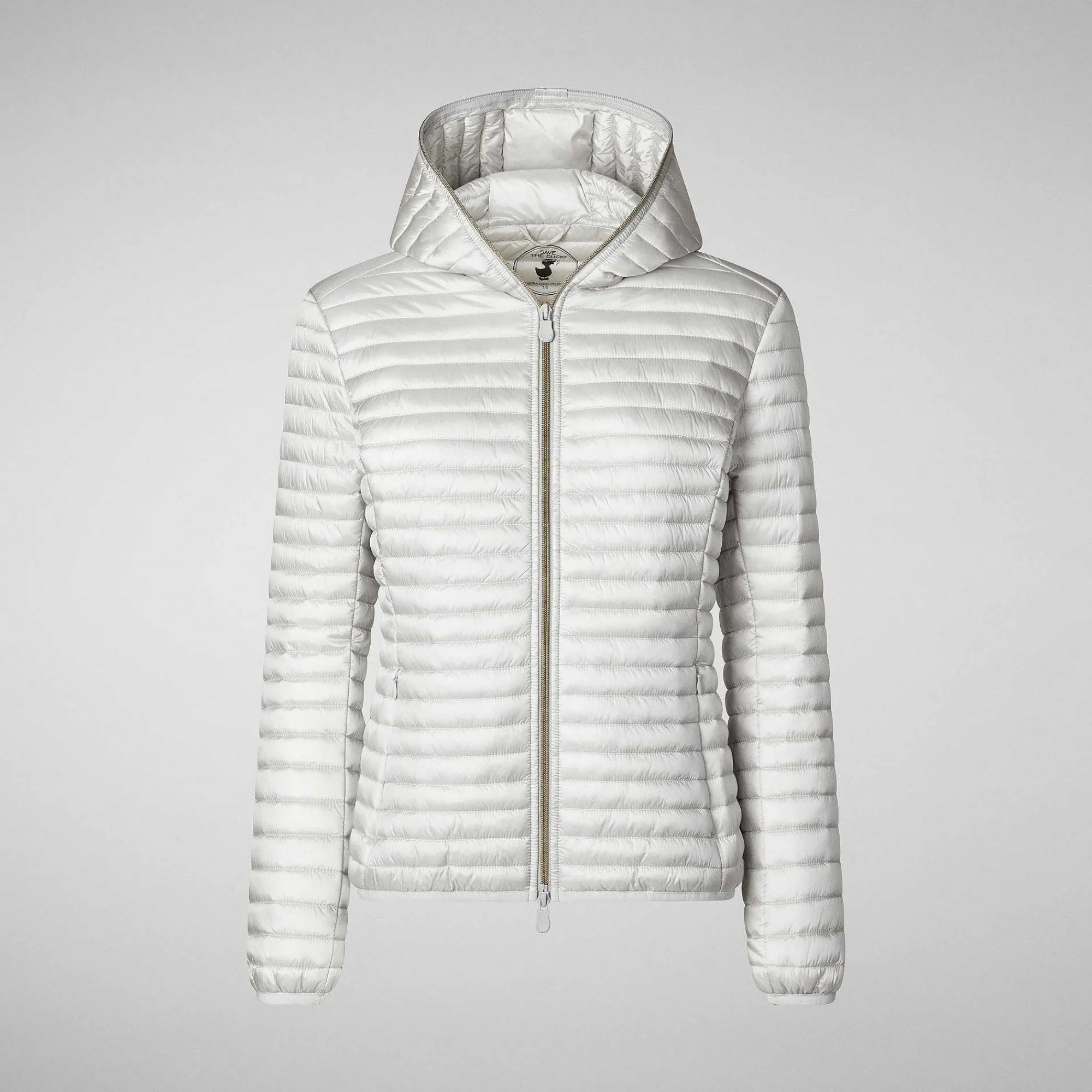 Piumini Animal-Free^Save The Duck Piumino Animal-Free Donna Alexa Grigio Nebbia