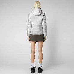 Piumini Animal-Free^Save The Duck Piumino Animal-Free Donna Alexa Grigio Nebbia