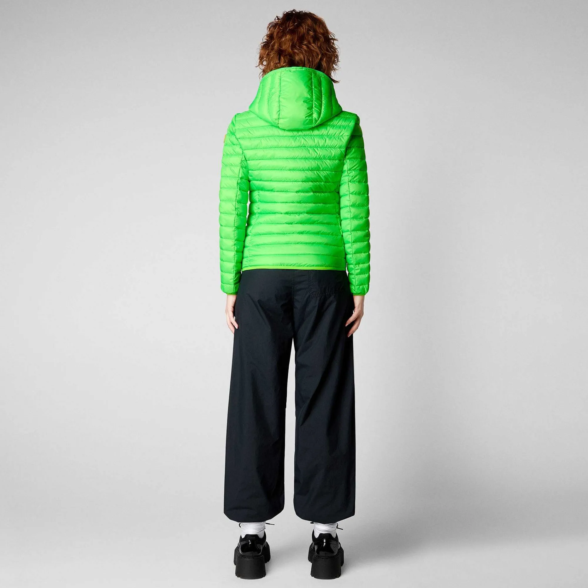 Piumini Animal-Free^Save The Duck Piumino Animal-Free Donna Kyla Verde Fluo